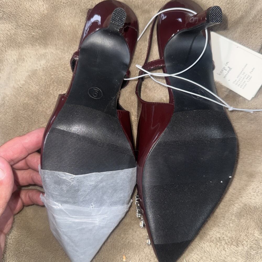 Women Serafina Heels with Memory Foam Insole - A New Day Dark Size 9 2” Heel - Picture 4 of 4